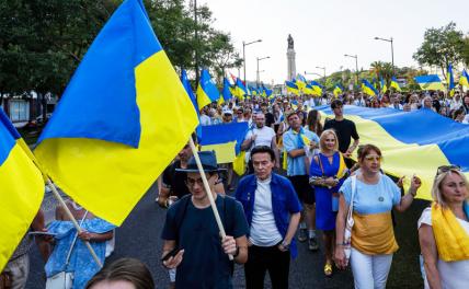 «Зеленяку на гиляку!» — дальше лозунгов украинский протест в Европе не пойдет